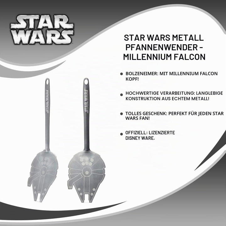 Funko SW00730 Star Wars Spatula: Milliennium Falcon, Silicone, Grey, 35.8x11x35.8 cm