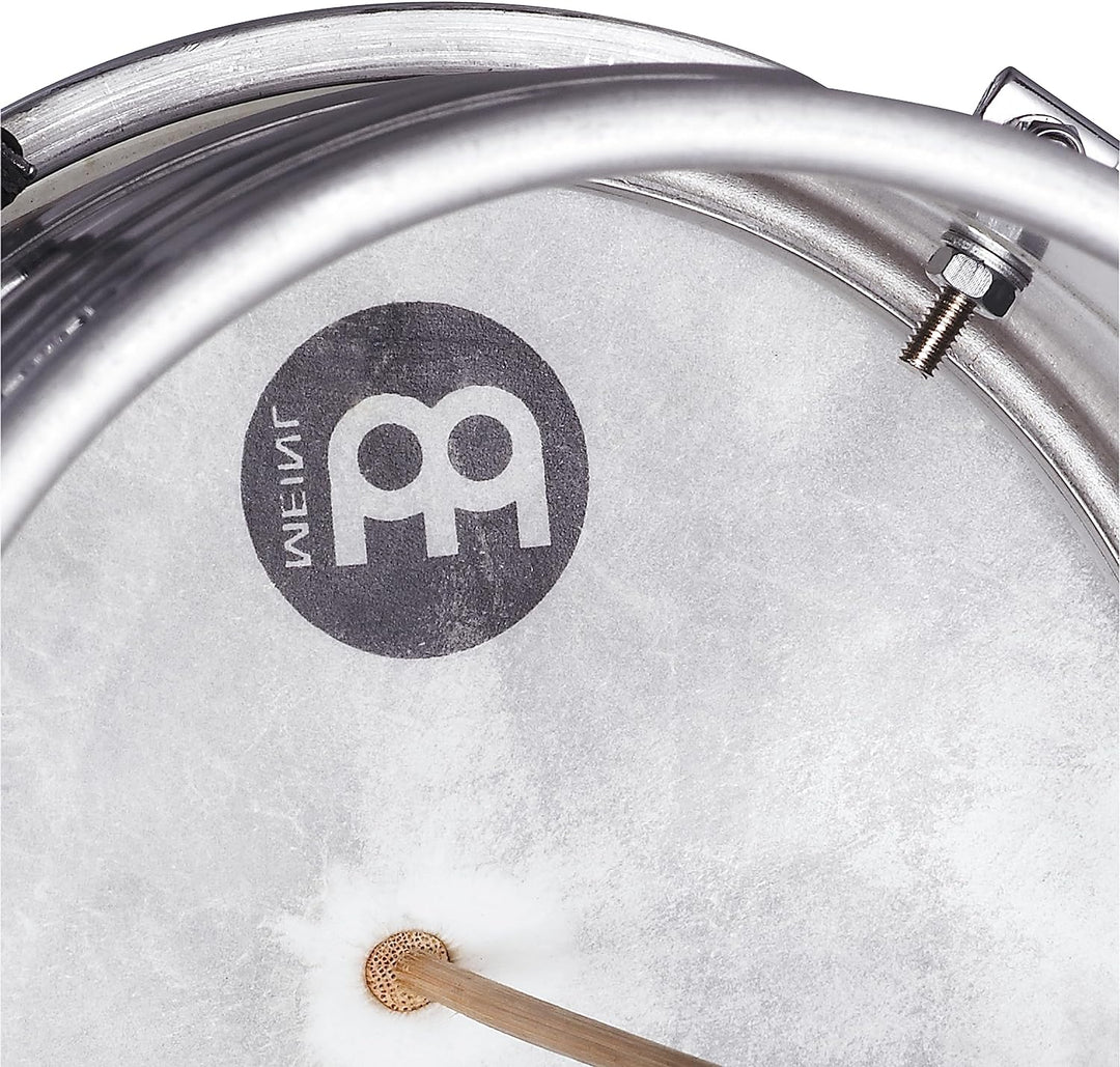 Meinl Percussion QW6 Aluminium Cuica, 15,24 cm (6 Zoll) Durchmesser, silber