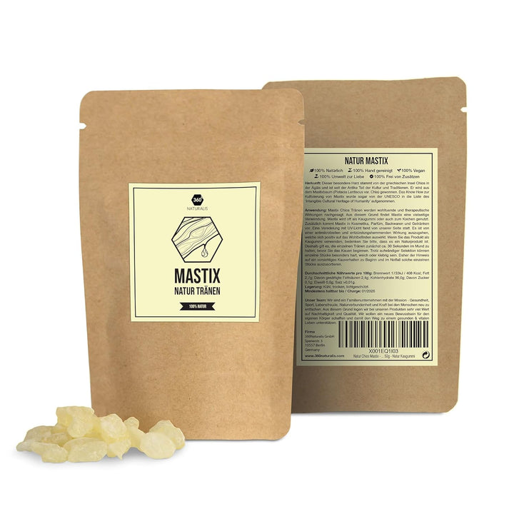 Natur Chios Mastix - Medium Tears - 50g - Natur Kaugummi