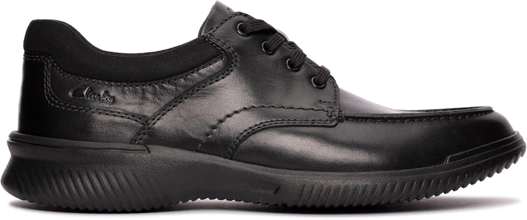 Clarks Herren Donaway Edge Oxford 39.5 EU Weit Schwarz, 39.5 EU Weit Schwarz