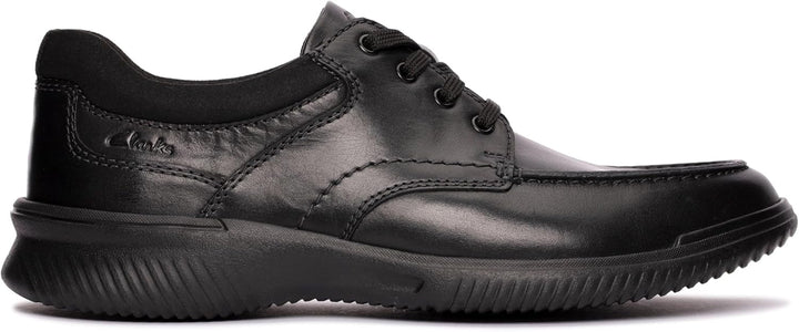 Clarks Herren Donaway Edge Oxford 39.5 EU Weit Schwarz, 39.5 EU Weit Schwarz