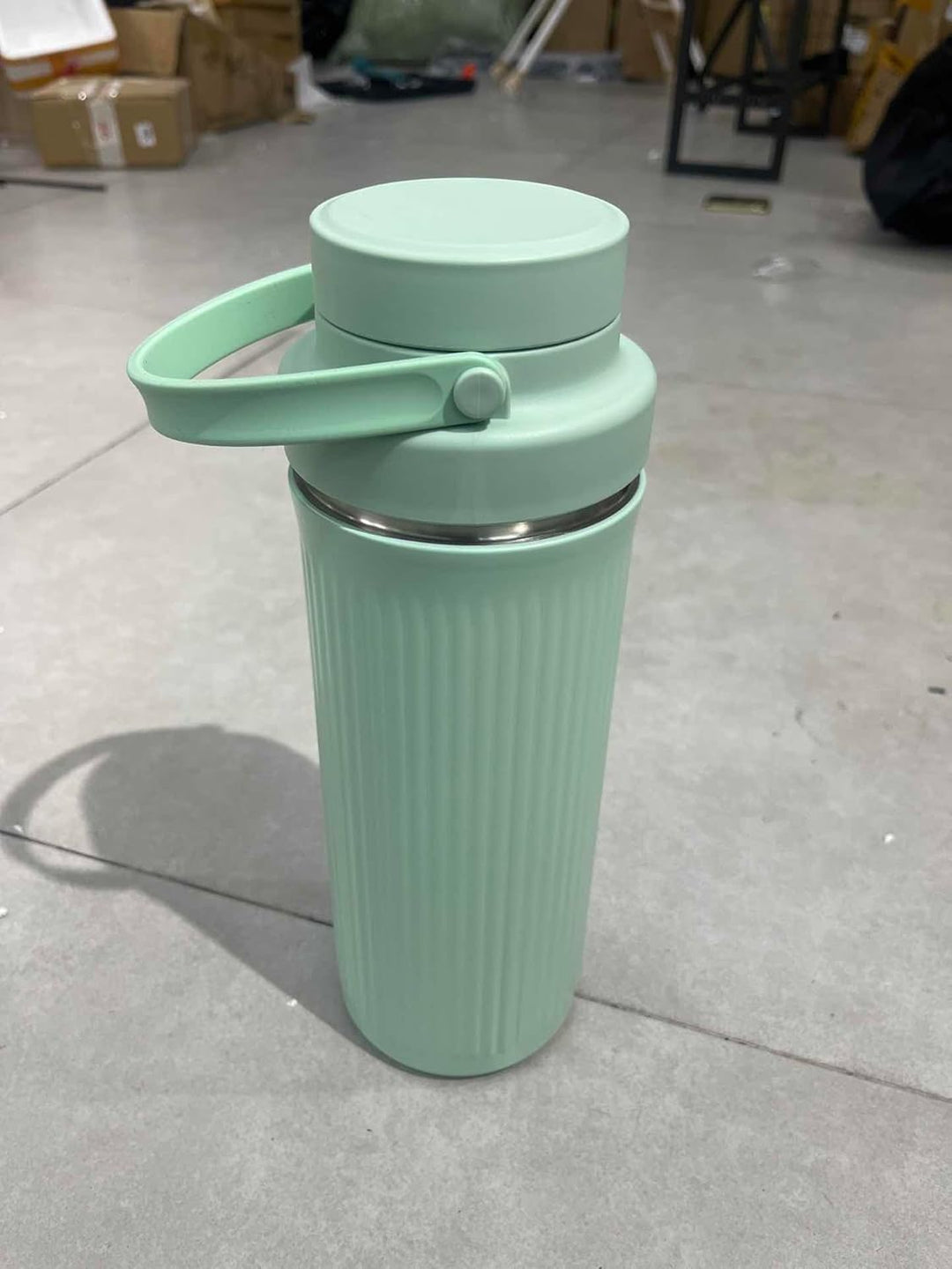 Tragbarer Muttermilchkühler 1,5L mit 2x300ml Muttermilchaufbewahrungsflaschen, 360° Gesamtkühlung Ba