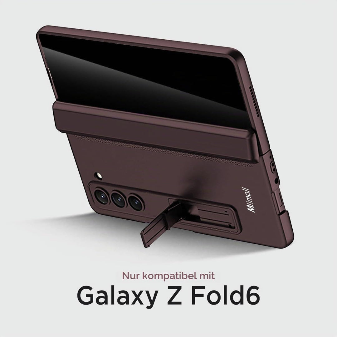 Miimall Kompatibel mit Samsung Galaxy Z Fold 6 Hülle mit Displayschutz Anti-Peeping+Magnetischer Sch