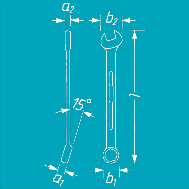 Hazet Ringmaulschlüssel DIN3113A 41mm 41 mm(Schlüsselweite), 41 mm(Schlüsselweite)