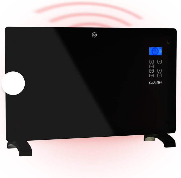 Klarstein Elektroheizung, Konvektor-Heizung mit, Mobile Elektroheizung Energiesparend, Leise Heizung