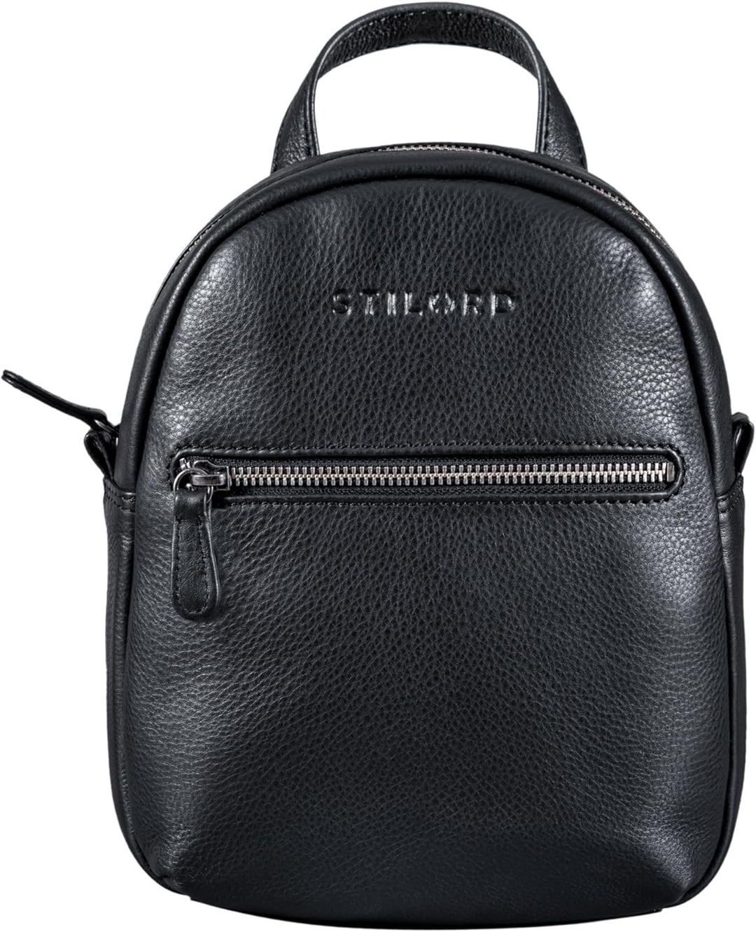 STILORD 'Lola' Mini Daypack Damen Lederrucksack Cityrucksack Kleiner Tagesrucksack Rucksack Tasche f