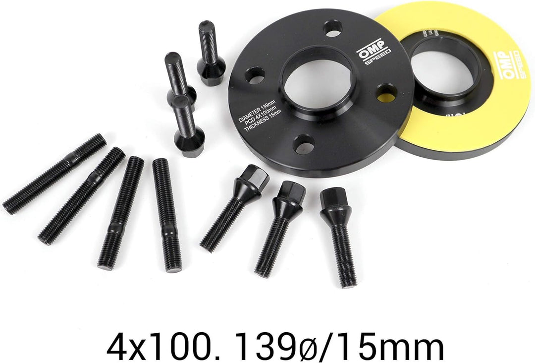 OMP SPEED SET ABSTANDHALTER OMP 15MM 4X100 56.1 M12X1.5+12X1.5 4x100 56.1 15mm, 4x100 56.1 15mm