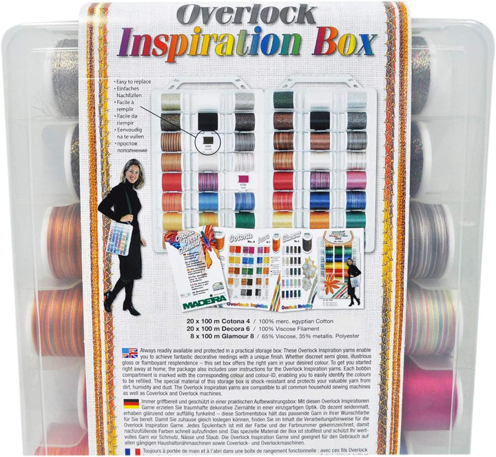 MADEIRA 4003760980489 – Box Overlock Inspiration Art. Nicht. 8048