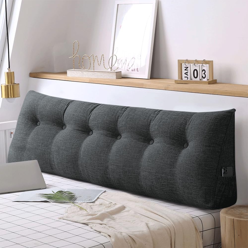 OHMG Rückenkissen, Lesekissen für Bett und Sofa, 180cm-Komfortables Wandkissen Bett, Bietet Optimale