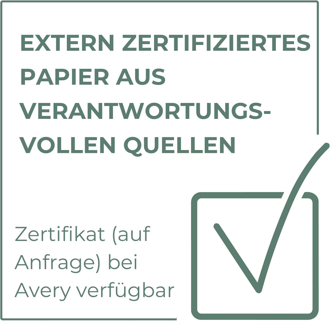 AVERY Zweckform 2575 Drucker-/Kopierpapier (2.500 Blatt, 80 g/m², DIN A4 Papier, für alle Drucker) 1
