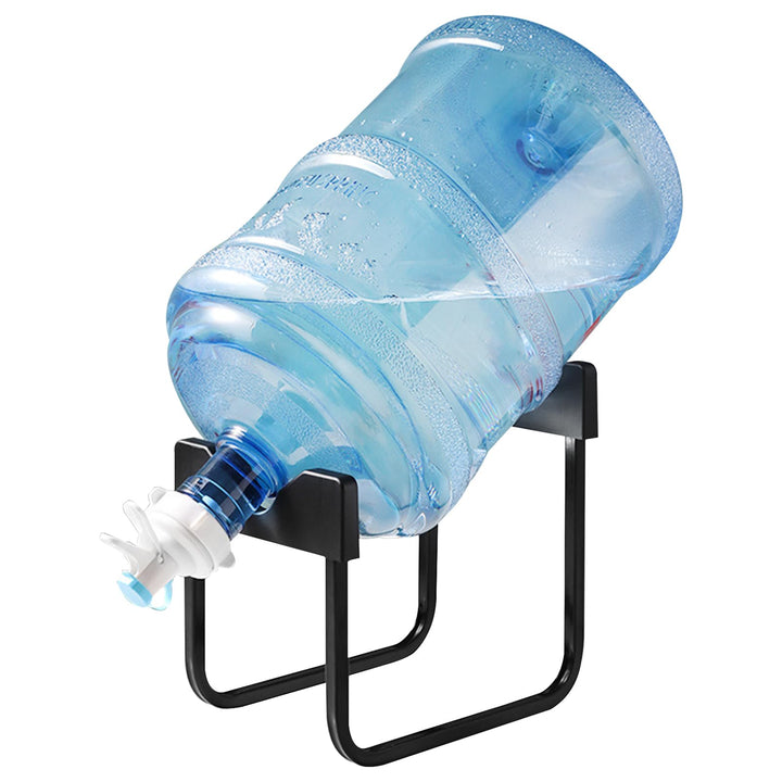 1 Stück Wasserflaschenregal, 3-5 Gallonen Wasserkrug Ständer und 1 Dispenser Ventile, Rutschfestes T