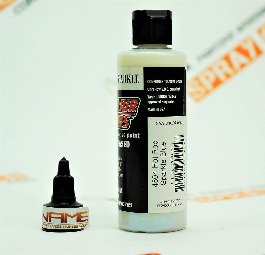 Hot Rod Sparkle Blue 120ml 04 4504 AutoAir Airbrushfarbe