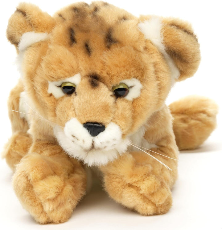 Uni-Toys - Löwenbaby - 31 cm (Länge) - Plüsch-Löwe, Wildtier - Plüschtier, Kuscheltier Löwenbaby (31