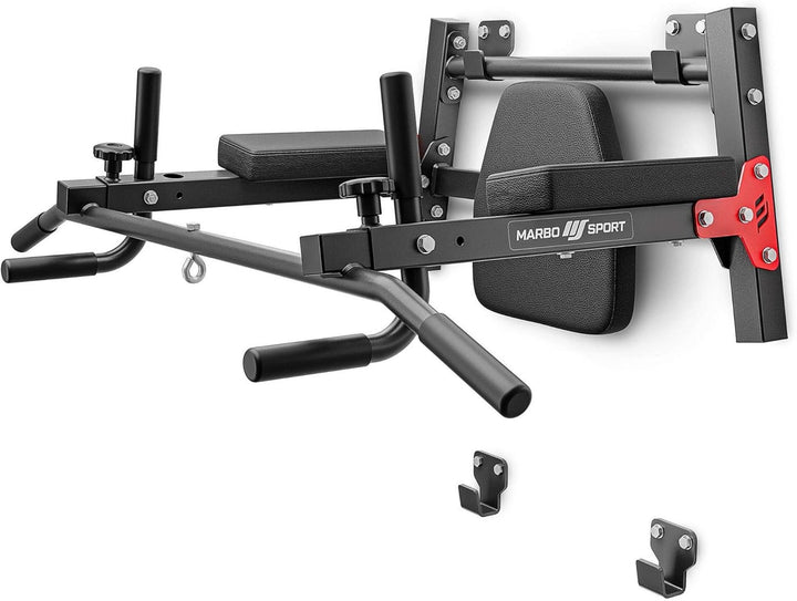 Marbo Sport Die multifunktionale Dip-Station/Klimmzugstange für die Wandmontage (2in1) MH-U205 | Mad