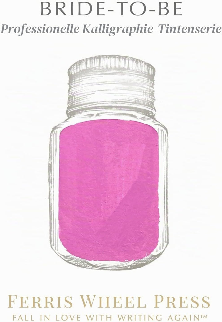 Ferris Wheel Press Calligraphy Ink | Flamingo Pink | 28ml, Flamingo Pink