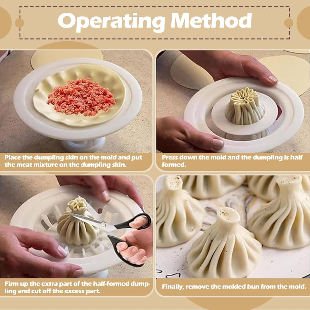 Baozi Maker, Baozi Maker Maschine, Dampfbrötchenform Für Gebäckkuchen, Pelmeni Form, Brötchen Für Ha