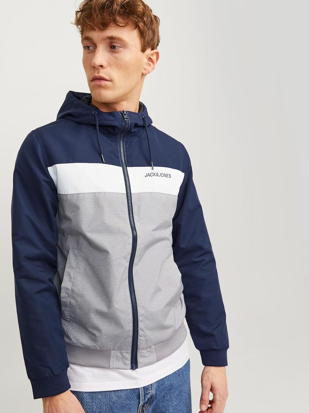 JACK & JONES male Blousonjacke Blousonjacke S Blau (Navy Blazer), S Blau (Navy Blazer)