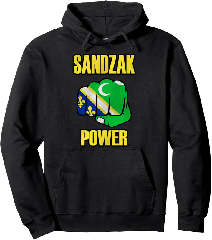 Sandzak Power, Proud Sandzak Flag. Sandzaklija Pullover Hoodie