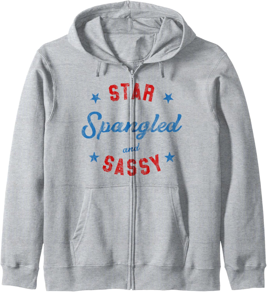 Vierter Juli Star Spangled und frech niedlichen Frauen Outfi Kapuzenjacke