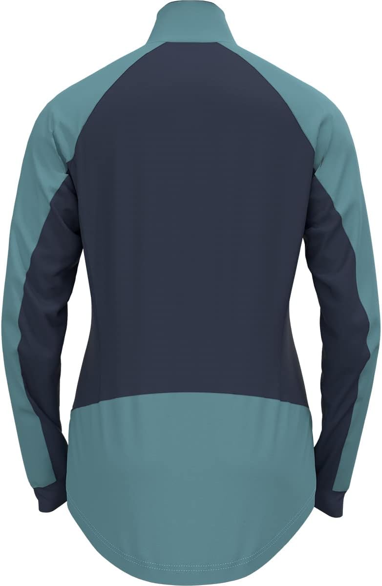 Odlo Damen Langlauf Jacke Brensholmen Langlauf Jacke XS reef waters - dark sapphire, XS reef waters