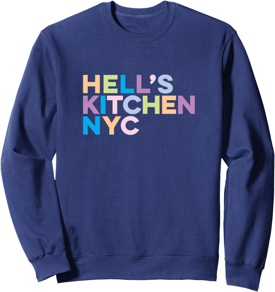 Hell's Kitchen New York NYC Bunte Art Sweatshirt