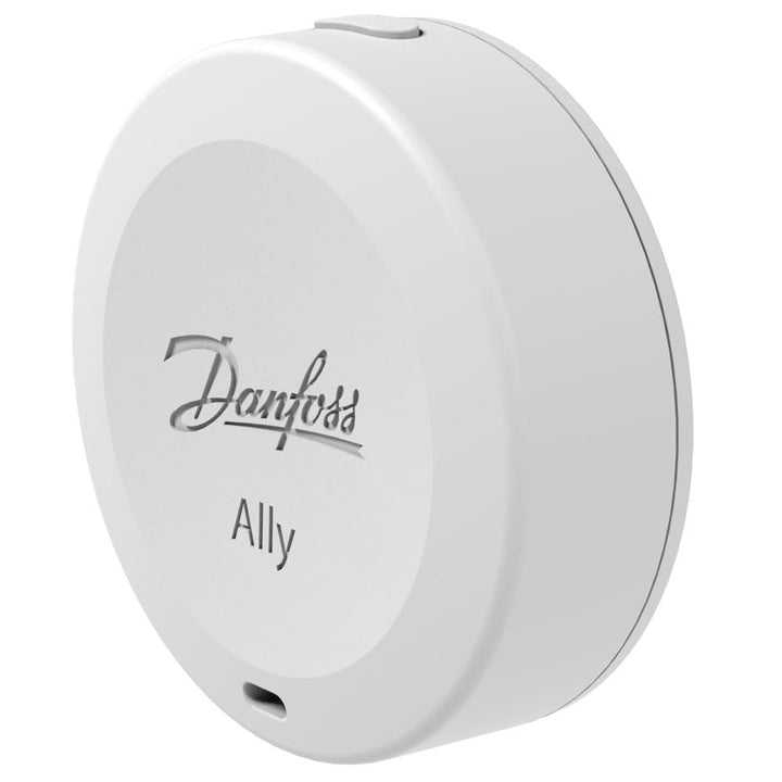 Danfoss Ally 014G2480 Raumsensor, Zigbee-zertifiziert, kabellos, mit Fernbedienung, Ally Heizkörpert