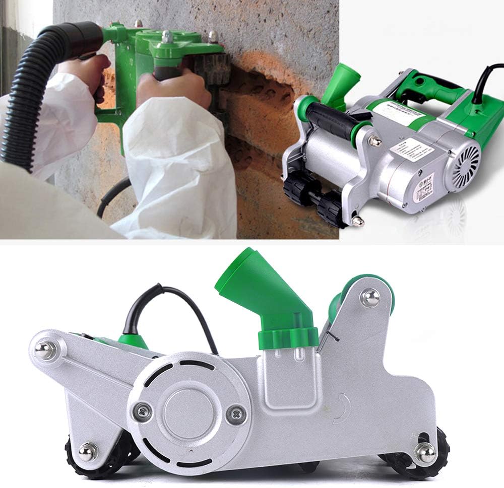 Mauernutfräsmaschine 1100W, Elektrische Mauernutfräse Frästiefe 30 mm 2000 U/min Für Voll- und Hohlz