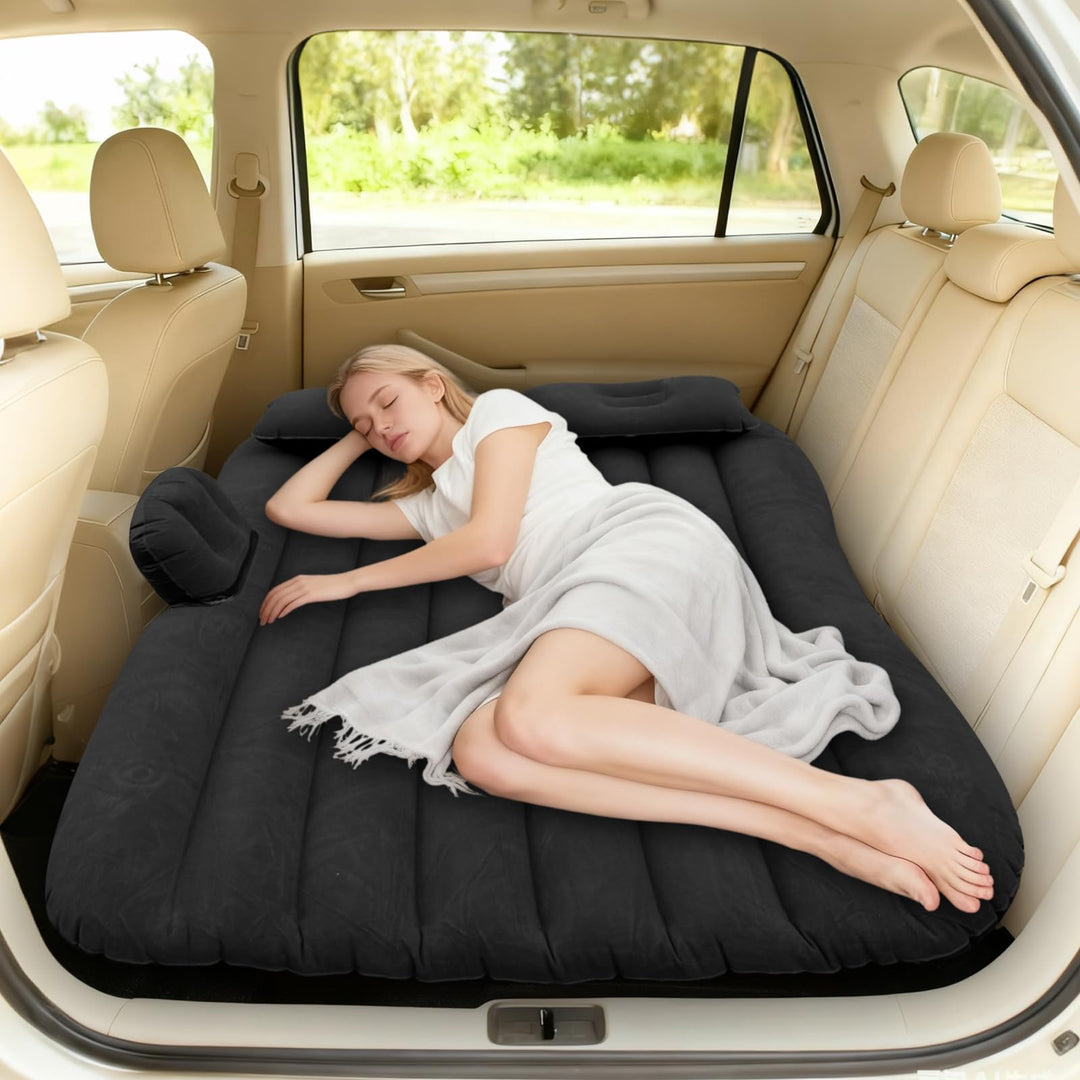 Icelus Auto Matratze SUV Luftmatratze with Luftpumpe 140 * 89 * 15 cm Aufblasbare Camping Kombi Luft