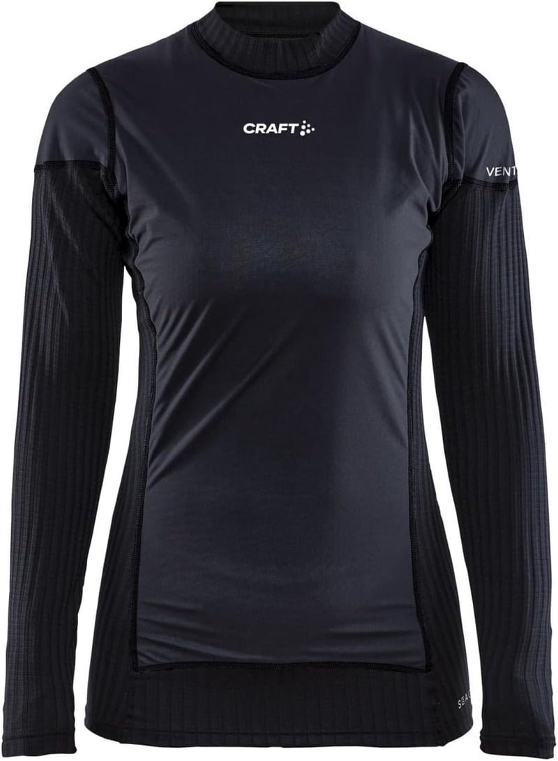 Craft Damen Active Extreme X Wind Ls W Oberteile S Schwarz/Granit, S Schwarz/Granit