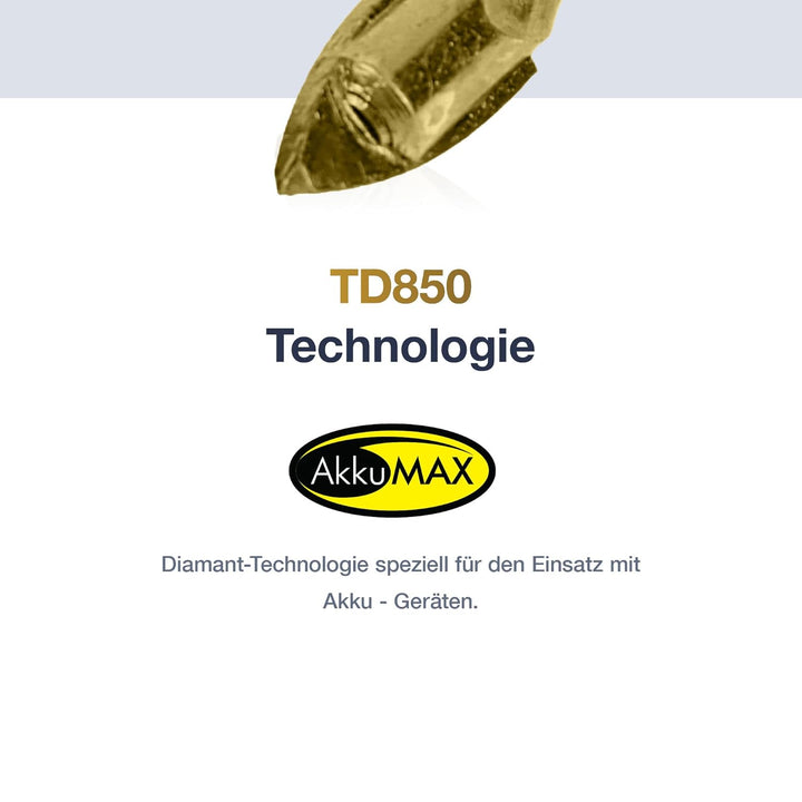 Marcrist TD850 Fliesenbohrer 8mm - Hard Ceramic Bohrer für harte Fliesen, Keramik, Granit und Marmor