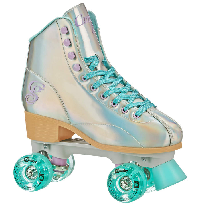 Candi GRL Sabina Rollschuhe, Bunte Freestyle-Rollschuhe Size 09 Blau, Chrom, Size 09 Blau, Chrom