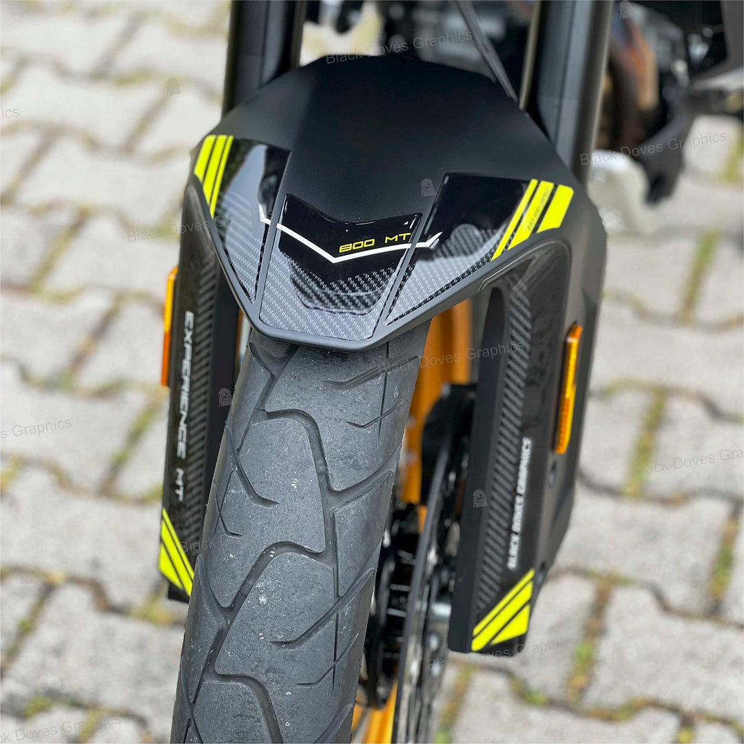 3D-Aufkleber aus Harz, kompatibel mit CF Moto 800 MT Touring 2022 (Kotflügelschutz) Schutzblech, Sch