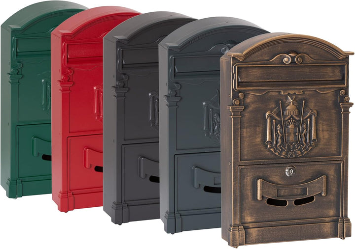 ARREGUI Residencia D-2151/B Individueller Briefkasten aus Aliminium im klassischen Stil, Grösse M (D