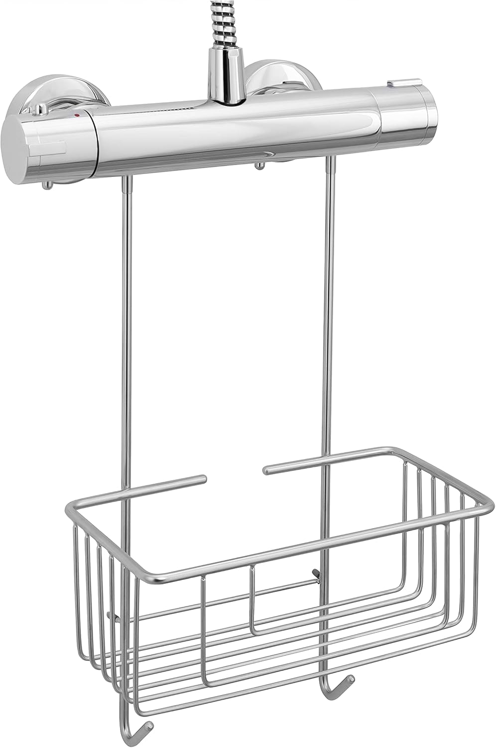 kowald ® Duschkorb zum Einhängen in die Armatur - Edelstahl - 100% Rostfrei Einhängen Armatur Edelst