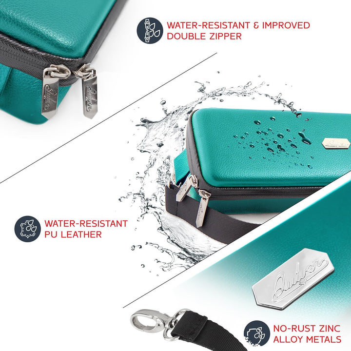 Quiver Time Türkis Bolt Karten-Tragetasche - Halter für Sammelkarten und Deck-Aufbewahrungsbox, komp