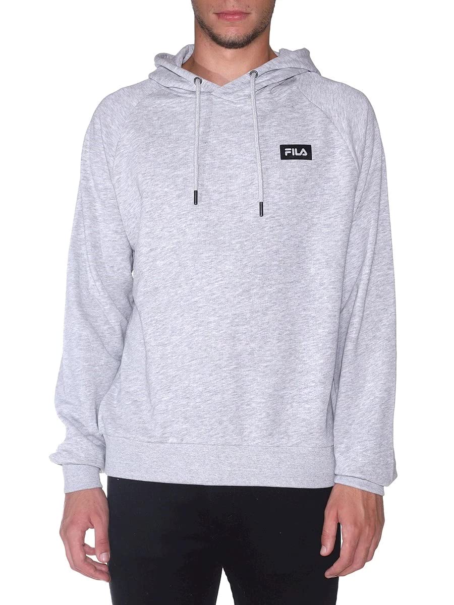 FILA Herren Belfort Kapuzenpullover (1er Pack) XL Light Grey Melange, XL Light Grey Melange