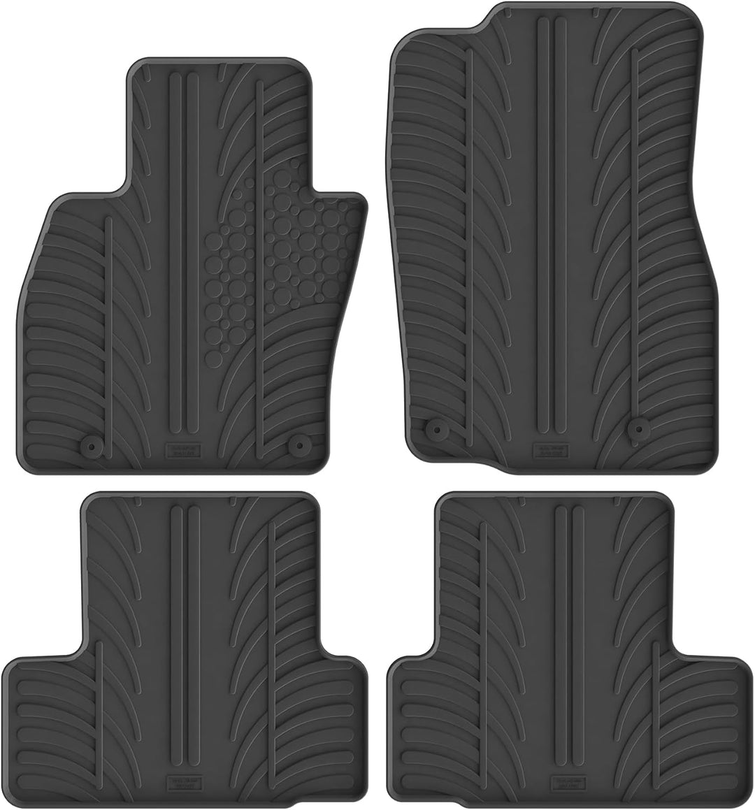 Gledring Satz Gummimatten kompatibel mit Mazda CX-60 Hybrid 2022- (T Profil 4-teilig)