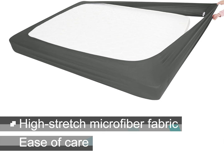 Boxspringbezug Queen-Size-Grösse – Jersey-Strick & dehnbarer Wickel um 4 Seiten, Alternative für Bet