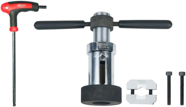 KS Tools 150.9545 Montagehilfe-Satz für Stossdämpfer mit Zuganschlagfeder, 7-teilig