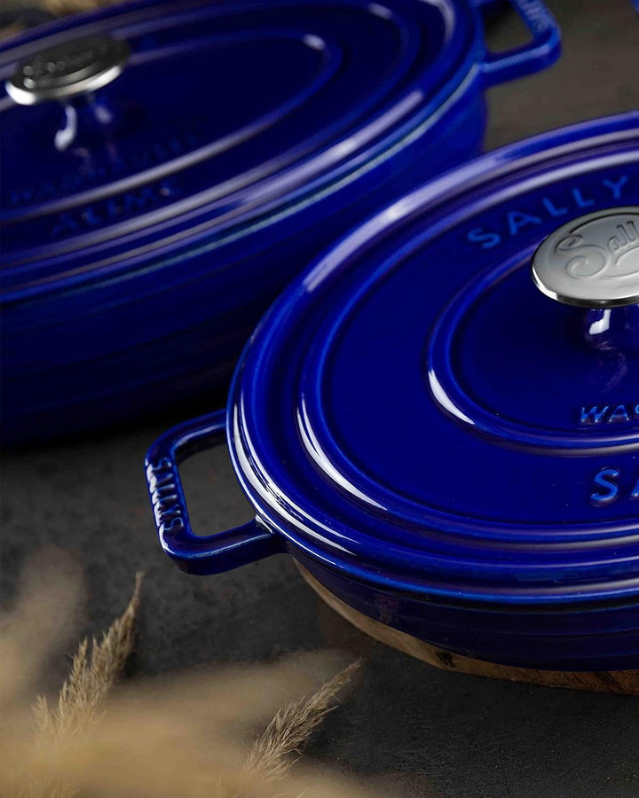 Sallys 'Samira' Deluxe Gusseisentopf - Robustes und Hochwertiges Kochjuwel für Perfektes Garen - für