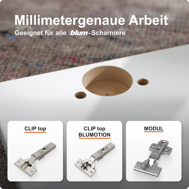 BLUM Bohrlehre 65.059A | für Scharniere, Clip Top/Blumotion