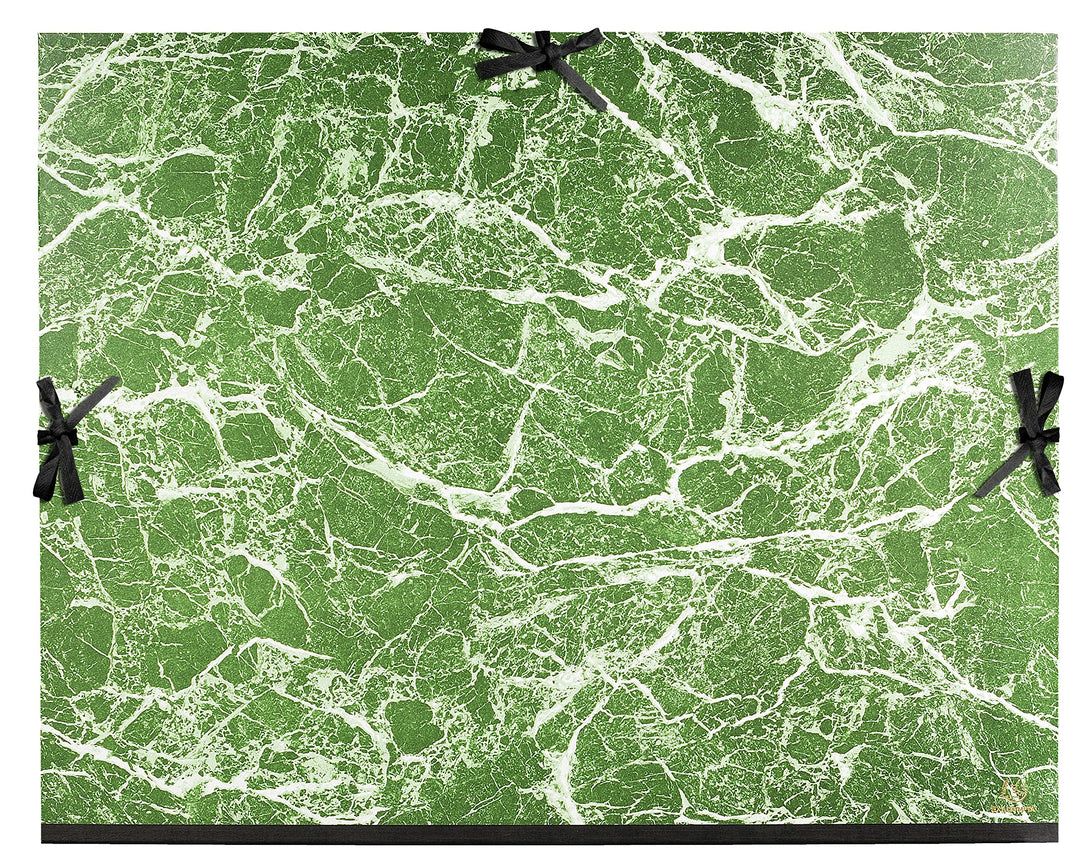 Exacompta 660E Zeichenmappe Annonay für DIN B2 mit Verschlussband aus Stoff. Aus extra starkem Karto