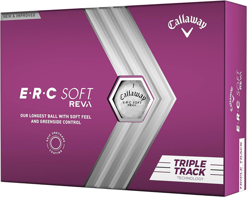 Callaway ERC Soft Golfbälle 2023 Dreispurig Rev, Dreispurig Rev