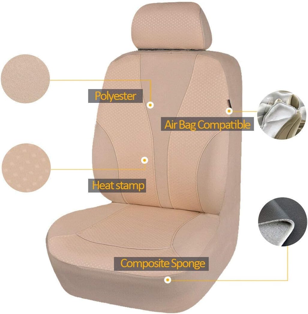 Flying Banner 9 Stück Autositzbezüge Komplettbezug Atmungsaktiver Verbundschwamm Polyestergewebe Bei