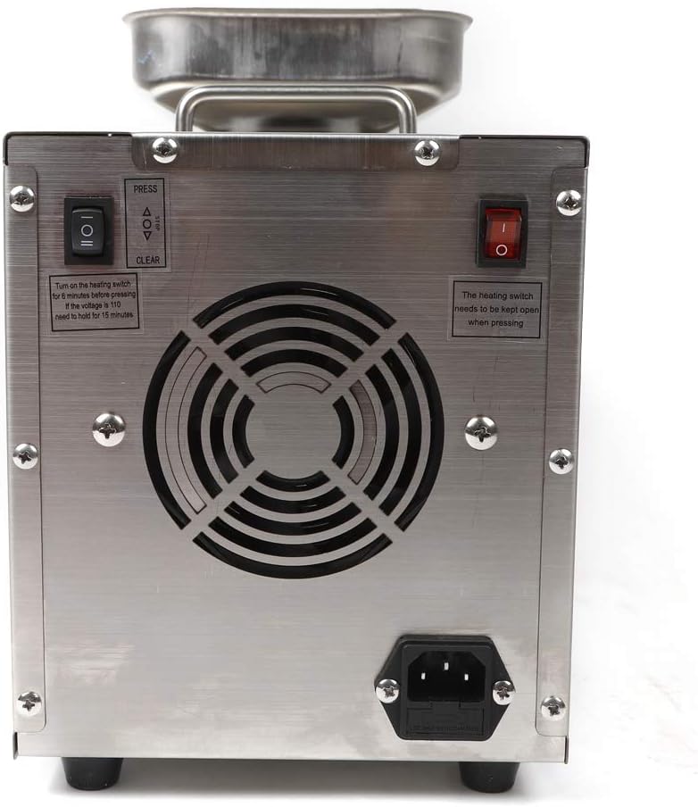 Edelstahl ÖLpresse ÖLmüHle Expeller Extraktion Maschine ÖL Automatische OIL Press Automatischer Masc