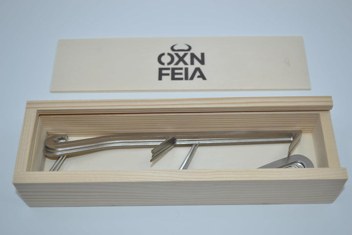 Räucherhaken 10 Stück - Fleischerhaken Edelstahl ideal zum Aufhängen, Metzgern, Räuchern, Grillen un