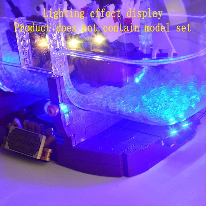GEAMENT Verbesserte Version Licht-Set für Ship in a Bottle (Schiff in Flasche) 92177 - Kompatibel mi
