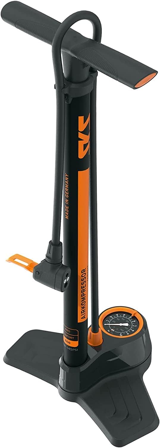 SKS GERMANY Unisex – Erwachsene Compact 10.0 Standpumpe, Schwarz, One Size