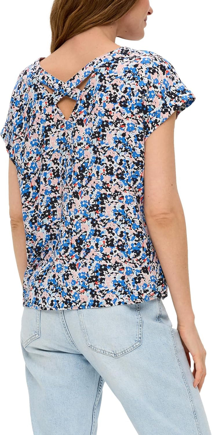 s.Oliver Bluse mit gesmoktem Bund 34 59a4_navy, 34 59a4_navy