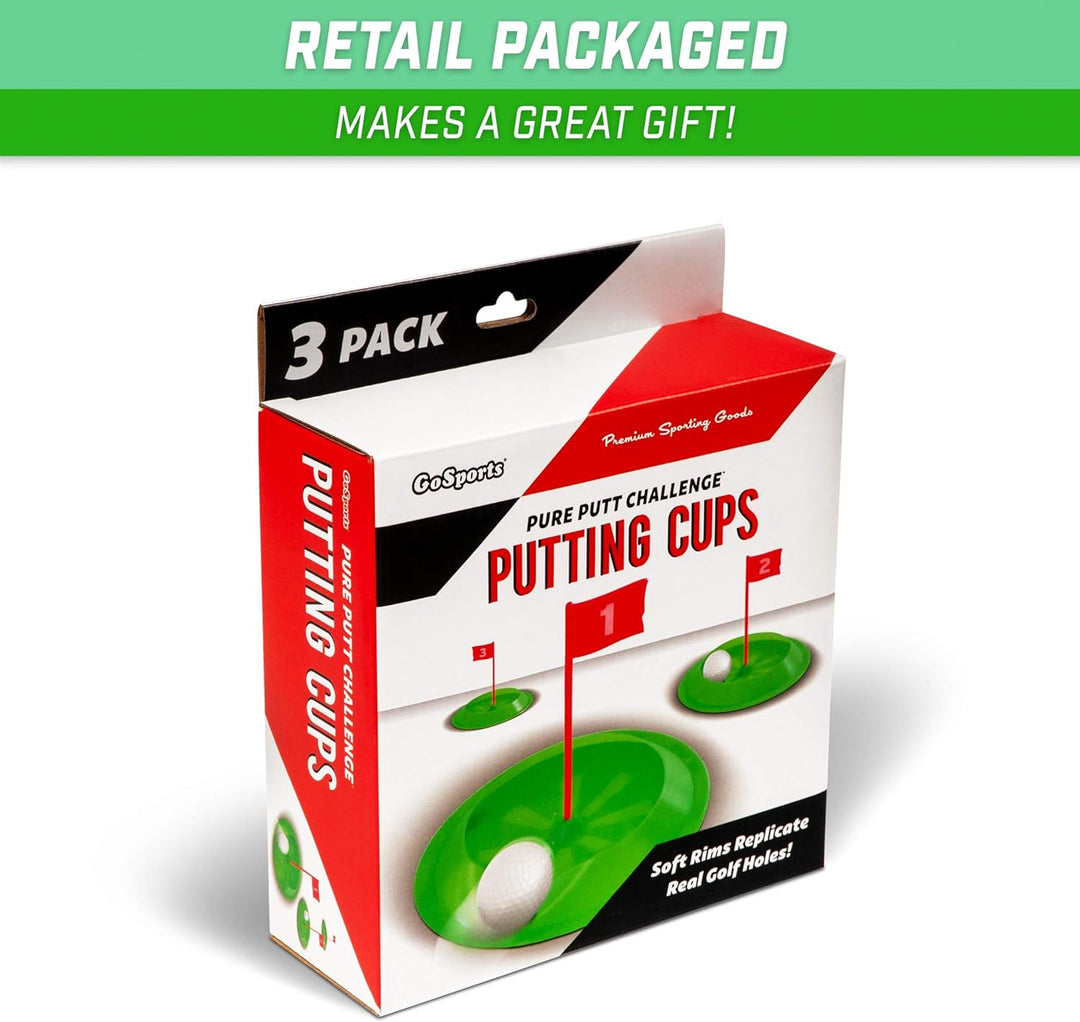 GoSports trainingshilfen Golf-Putting-Trainingssystem | Perfektionieren Sie Ihre kurzen Putts mit Ra